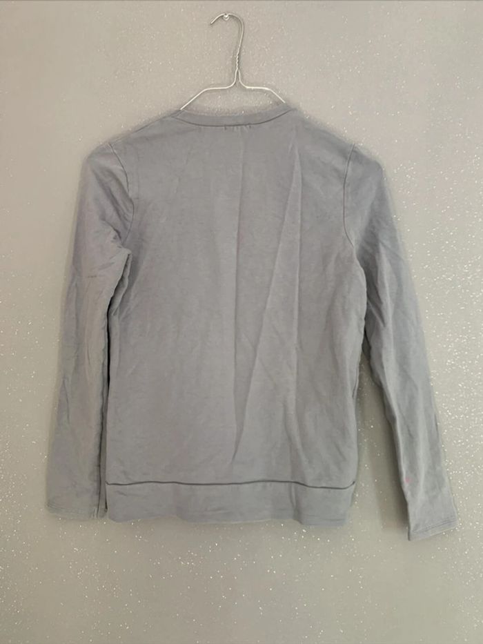 Haut Pyjama gris Tezenis TS - photo numéro 5