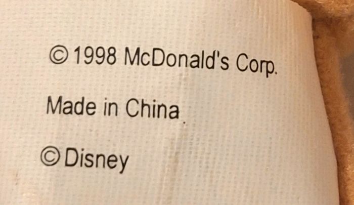 Peluche Timon McDonald's - photo numéro 4