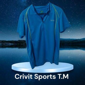👕 T-shirt bleu Crivit Sports Homme T.M
