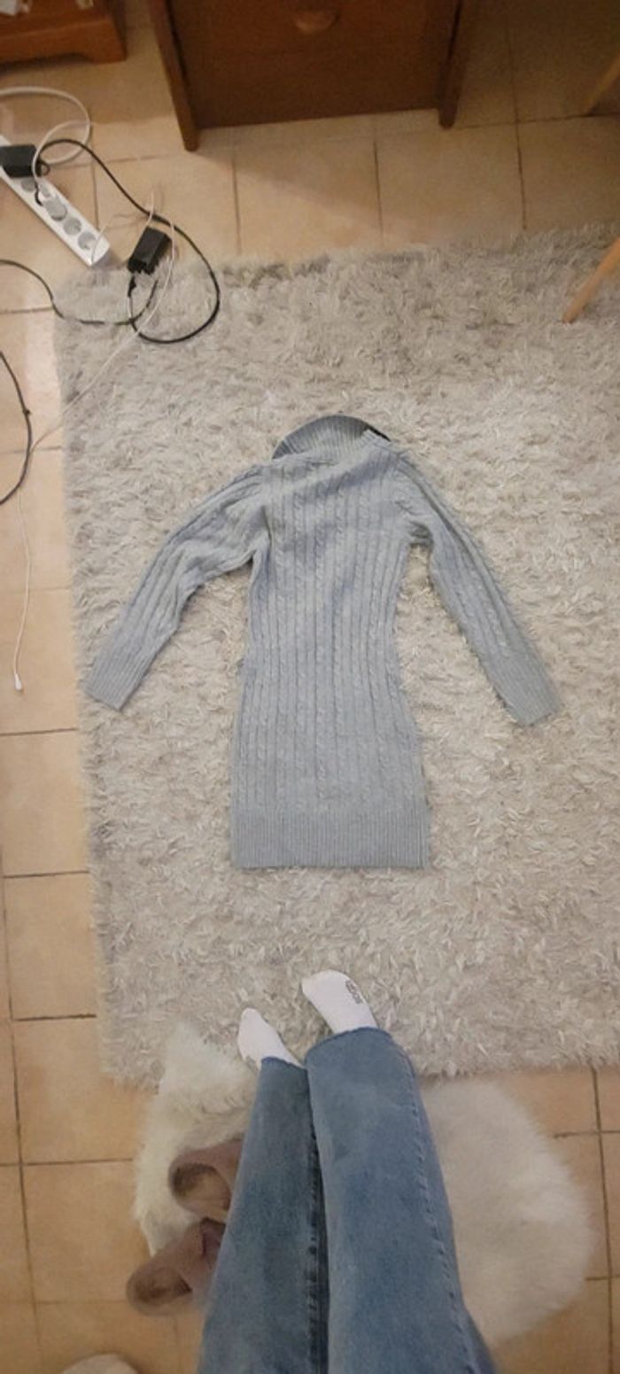 Robe pull grise - photo numéro 3