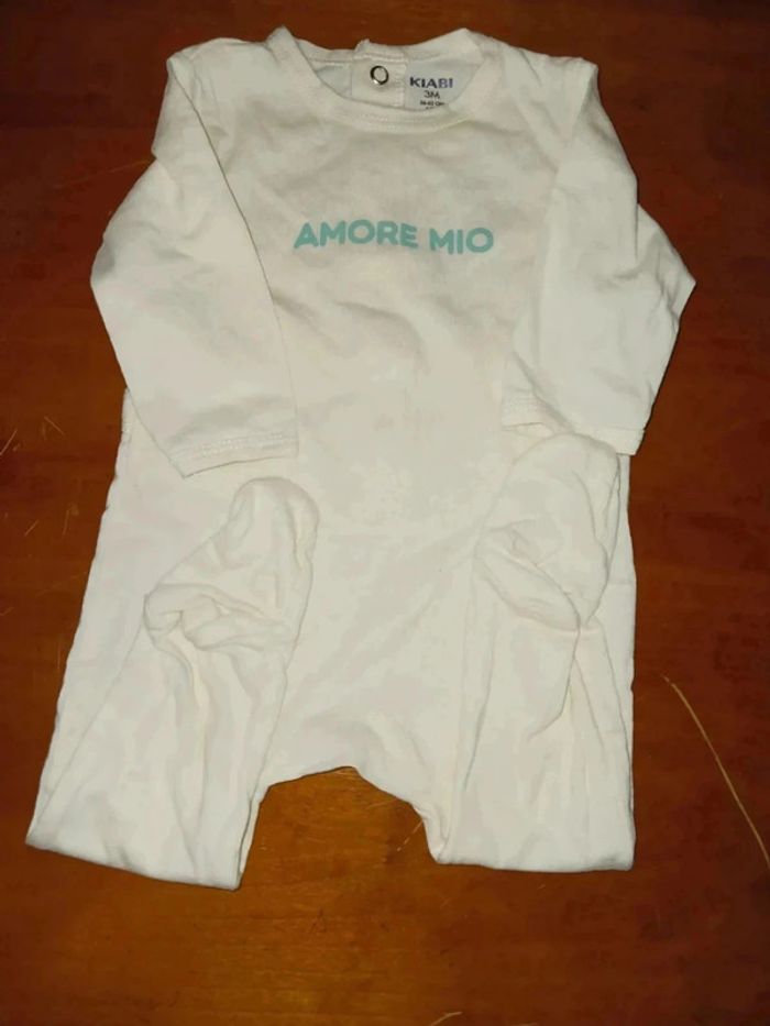 Pyjama fin amore mio 3 mois kiabi