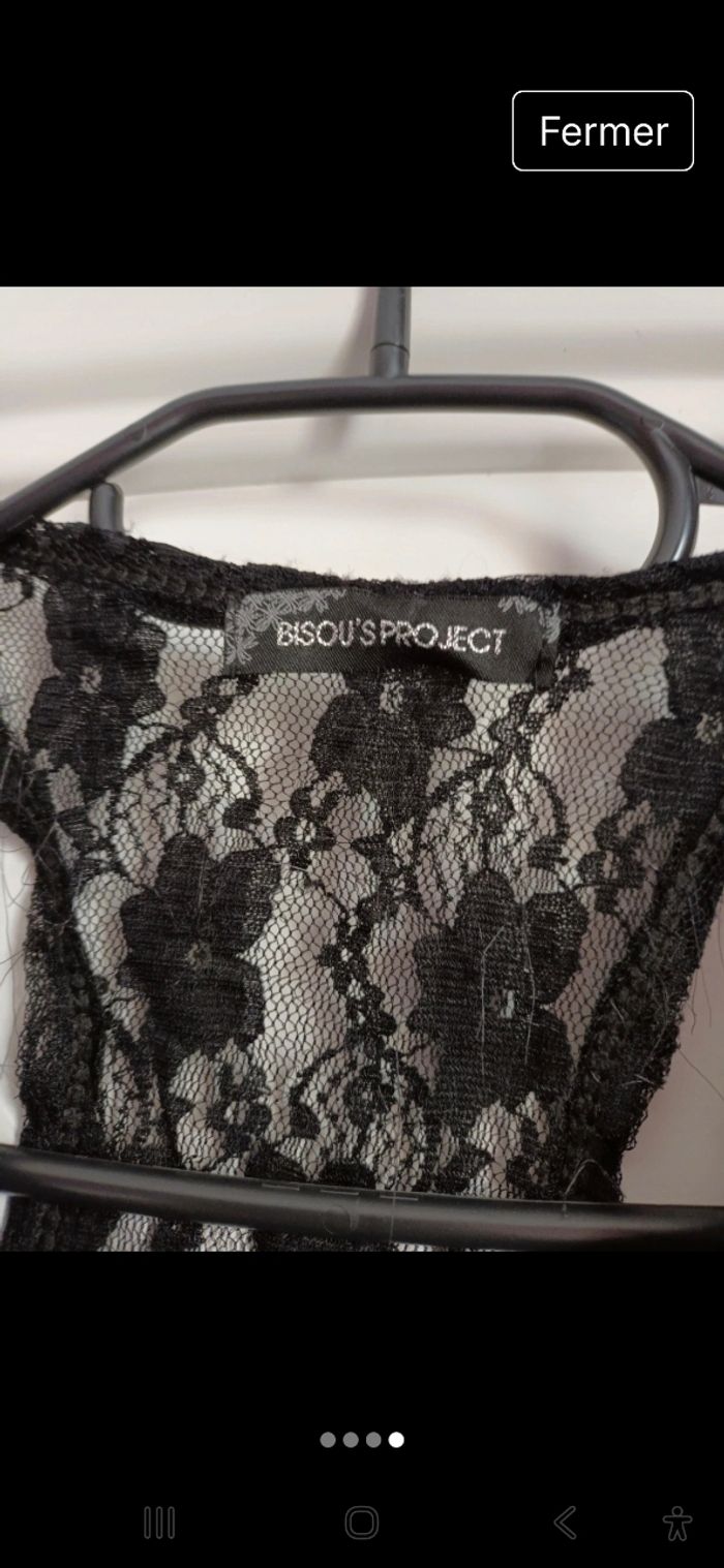 Débardeur en dentelle doublé - photo numéro 4