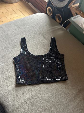 Crop top à sequins pimkie