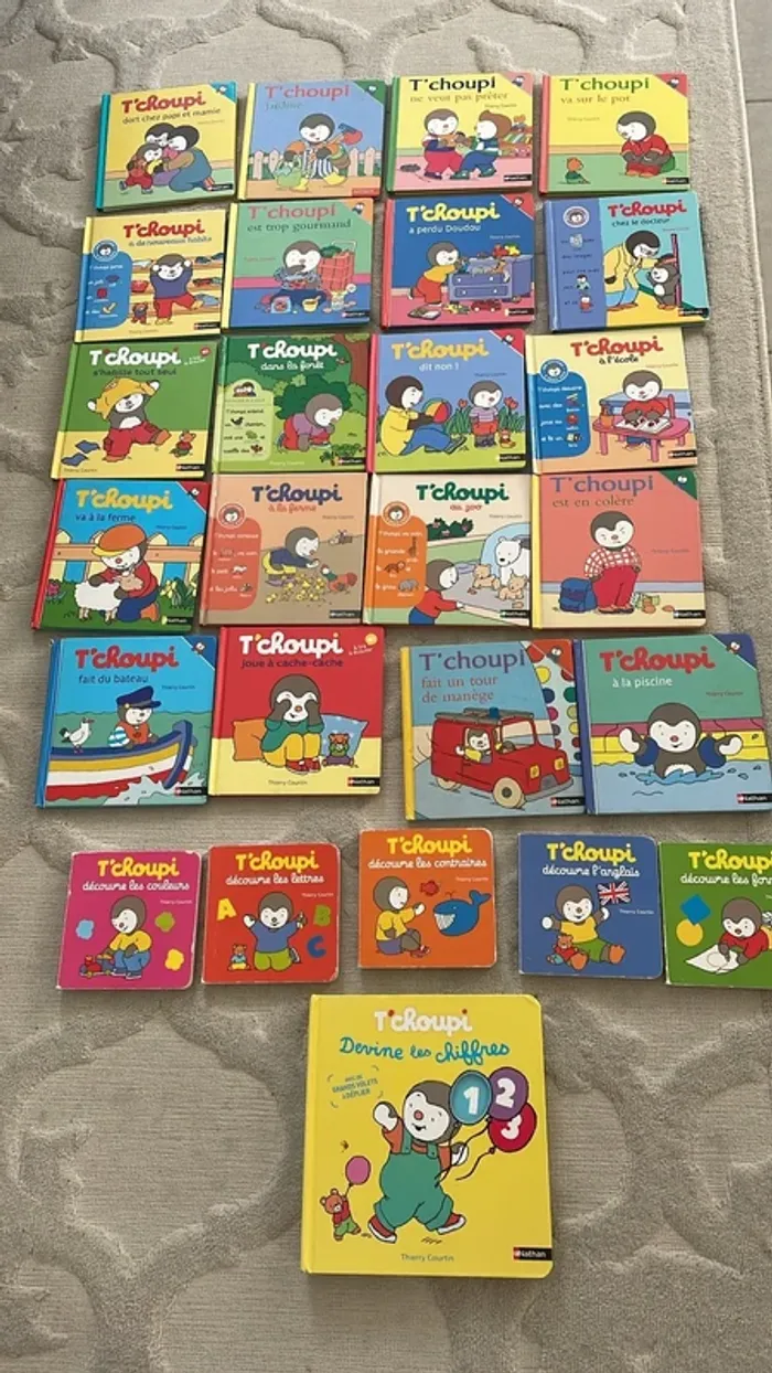 Lot 26 livres T’choupi Nathan - photo numéro 2