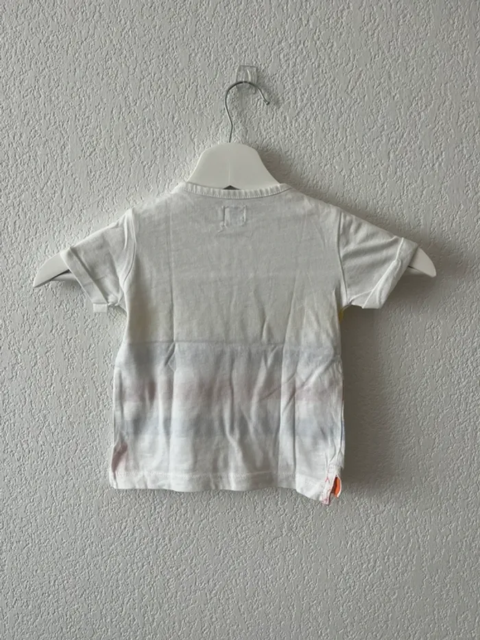 T-shirt bébé Mots d’enfants 18 mois – rayé message “C’est l’heure de la sieste” - photo numéro 2