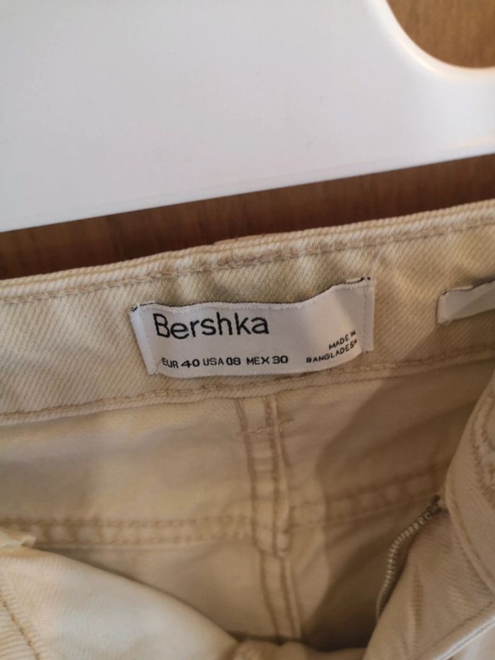 Jean's large Bershka en beige 40 - photo numéro 5