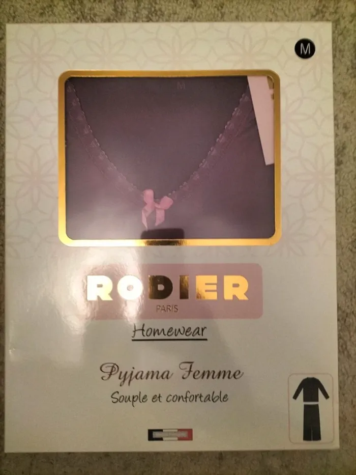 Pyjama femme Rodier couleur violet taille M