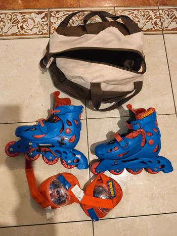 Rollers + genouillères et sac de transport