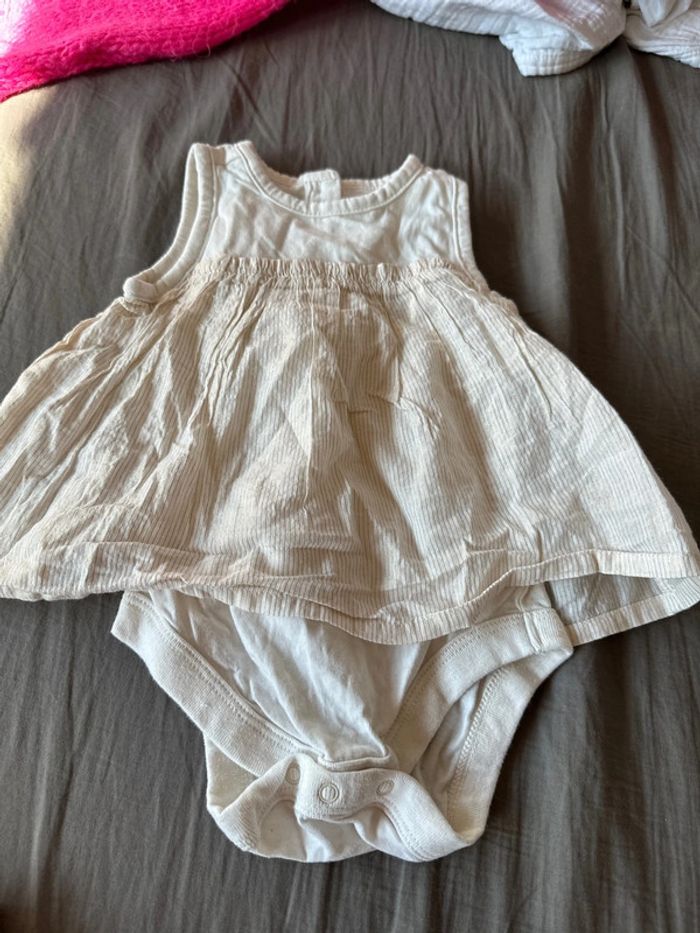 Robe gap avec body intégré 3/6m