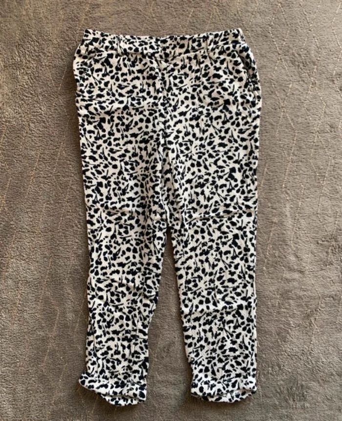 Legging noir et blanc fille taille 5 ans
