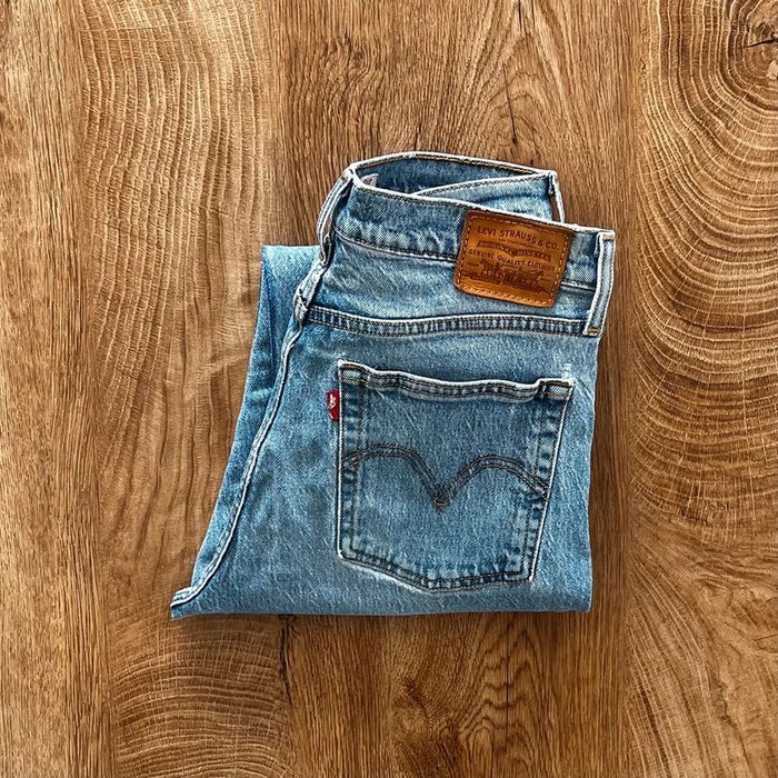 Jean/pantalon bleu Levi's Wedgie Premium, femme, taille : W 27 (36 taille française)