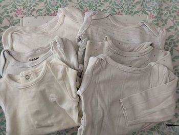 Lot de 5 bodies bébé manches longues