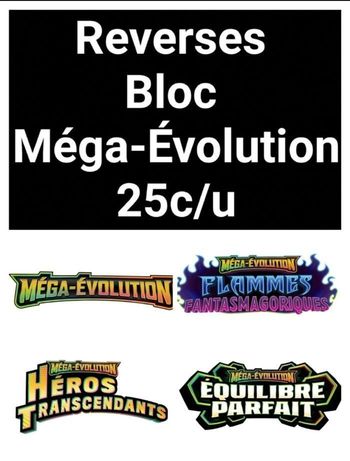 Reverses Bloc Méga-Évolution (ME)