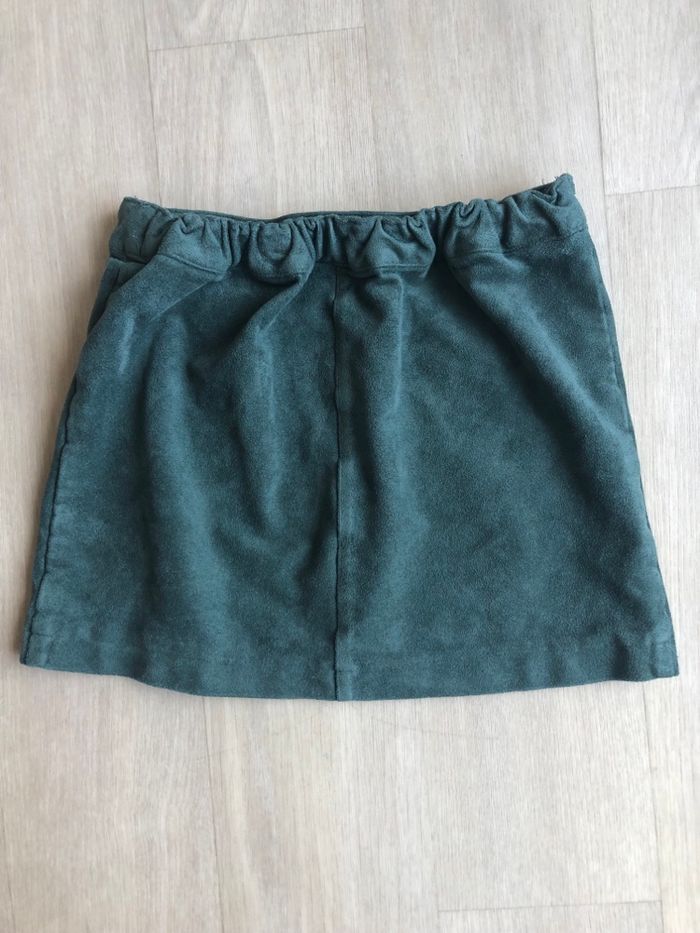 Jupe velours verte 8 ans kiabi - photo numéro 3