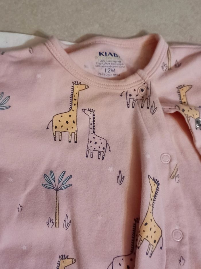 Lot de 2 pyjamas coton Kiabi  12 mois - photo numéro 2