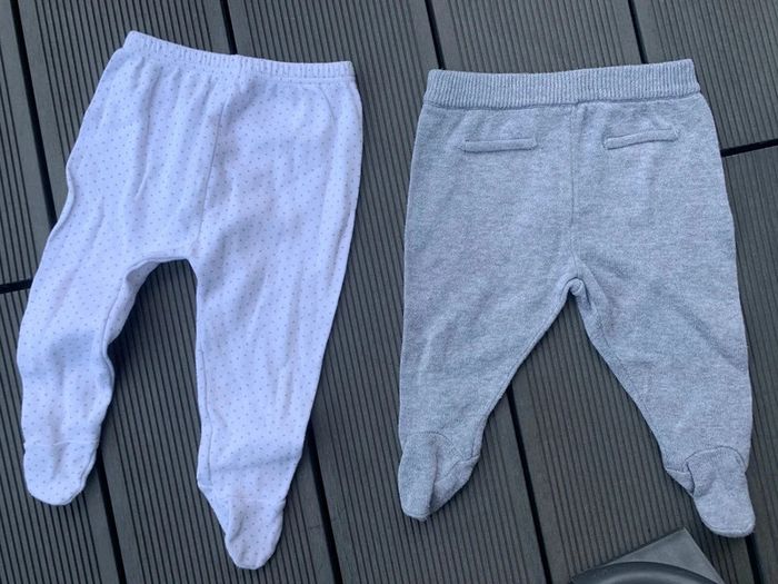 Lot 4 pièces 3 mois pyjama body ml H&M legging à pied bout'chou - photo numéro 5