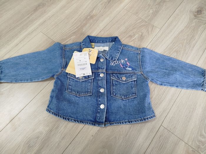 Veste en jean Stitch 2 ans 92 cm neuf - photo numéro 2