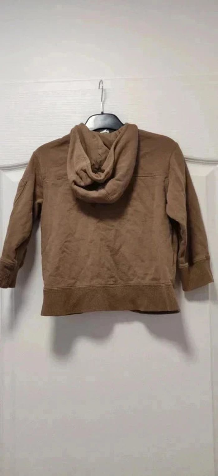 Gilet marron brun zippé Vertbaudet 6 ans - photo numéro 2