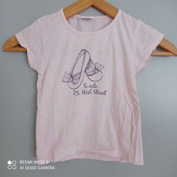 T-shirt mauve 4ans