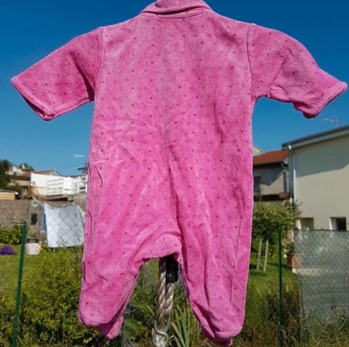 Lot Ensemble naissance Body Bonnet Chaussons 0/3m et Pyjama 1m - photo numéro 8