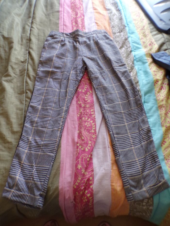 Pantalon carreaux pieds de poule T40