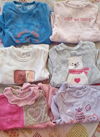 Lot de 6 pyjamas