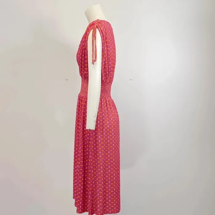 obe longue baba design - M/L - elasthane coloré rose jaune violet A568 - photo numéro 3