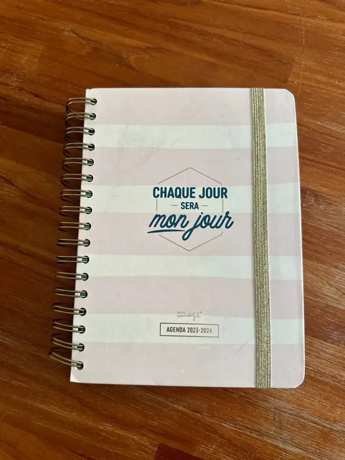 Agenda chaque jour sera mon jour