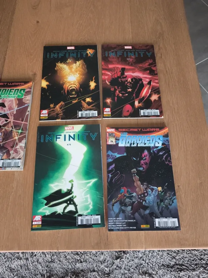 Lot de 5 Marvel - Infinity et gardiens de la galaxie - photo numéro 2