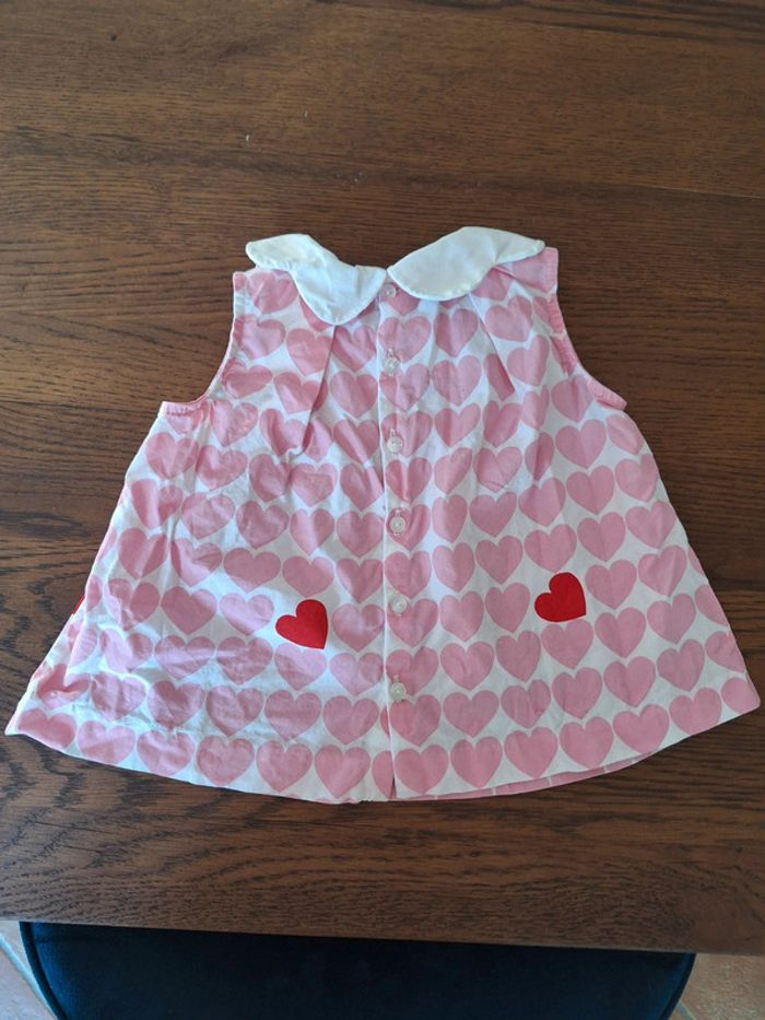 Tee Shirt Cœur Jacadi 18 Mois - photo numéro 2