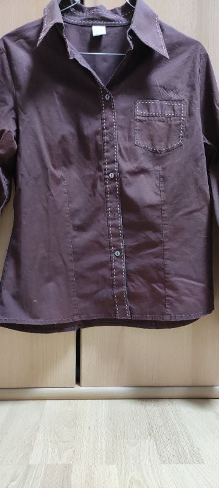 Chemise marron