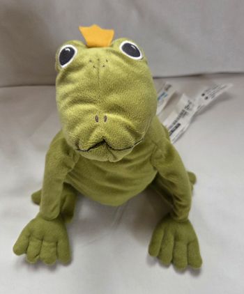 Doudou Kvack peluche reversible Grenouille et prince - Ikea