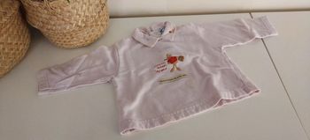 T-shirt violet Chocolatine T6M