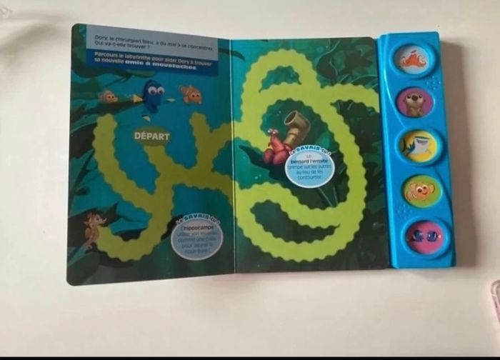 Livre sonore très bon état Le monde de Némo Dory - photo numéro 7