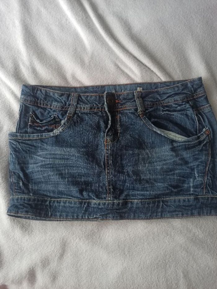 Mini jupe en jean