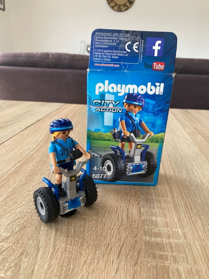 Playmobil 6877 policière avec gyropode - photo numéro 2