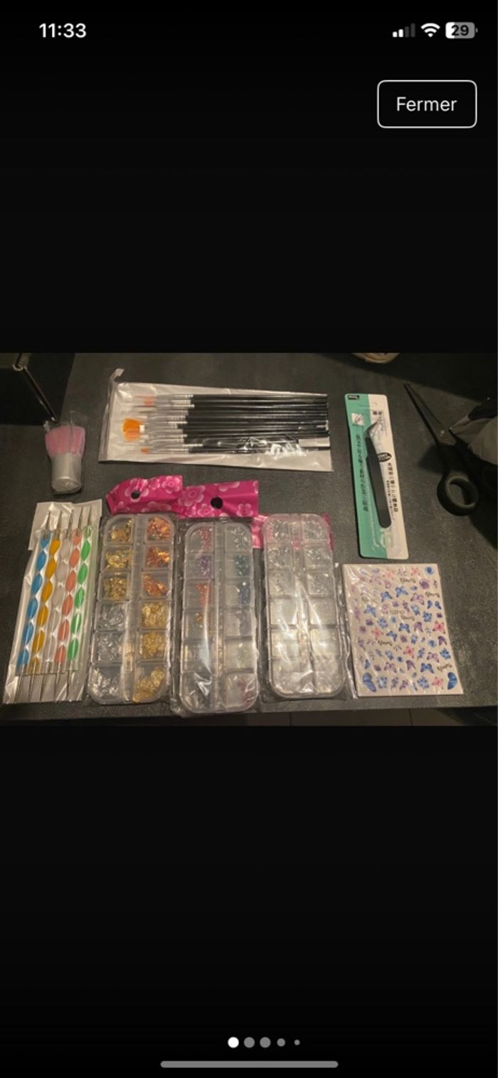 Ensemble pinceaux et autres - photo numéro 3