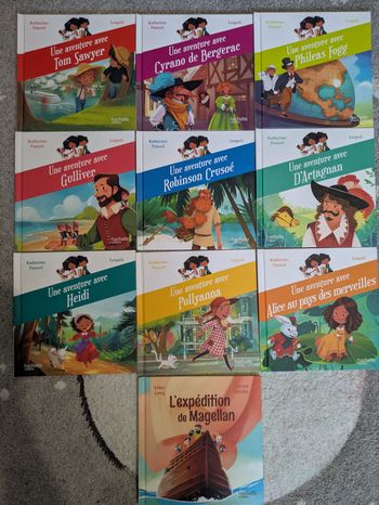 Lot livres McDo personnages célèbres gulliver cyrano