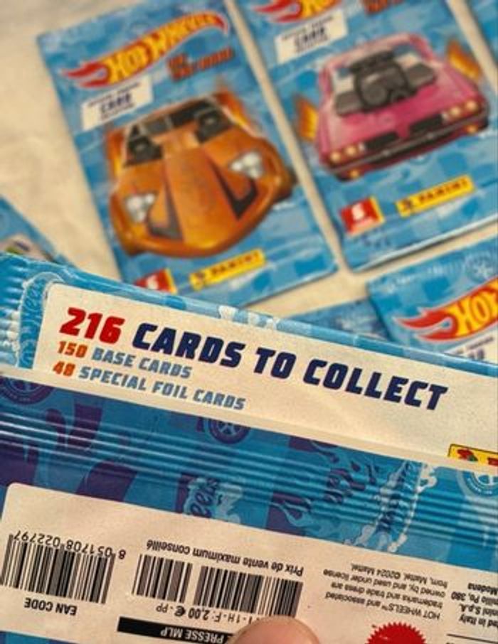 10 boosters cartes à collectionner Hotwheels on the Road - photo numéro 7