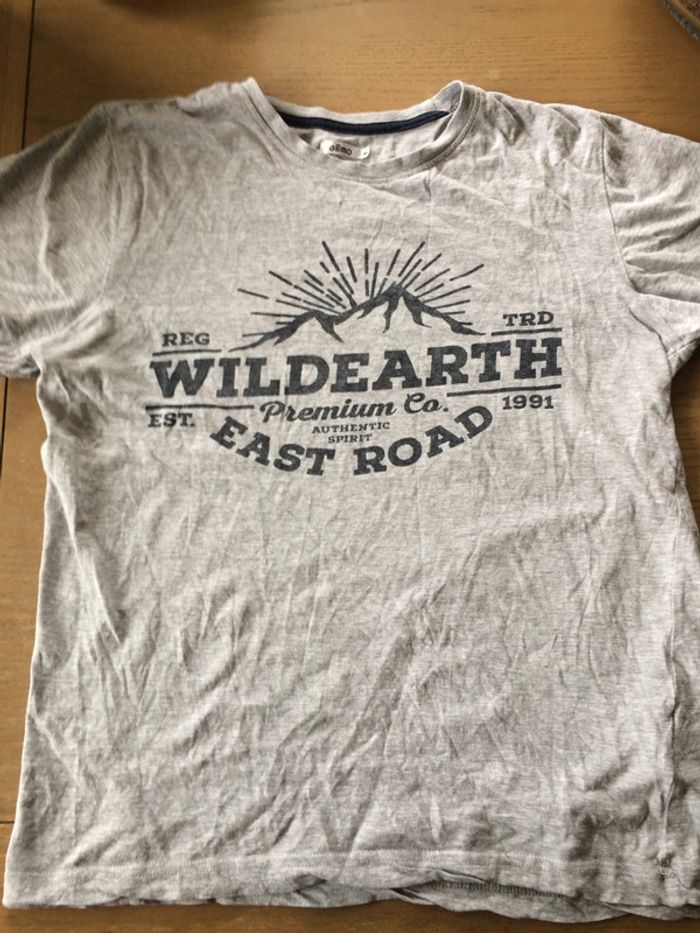 T-shirt gris homme T.S