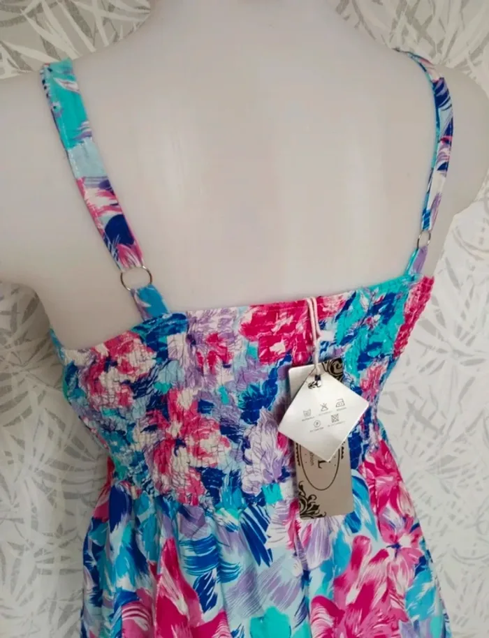 Sublime robe longue d'été femme taille 40 42 L XL - photo numéro 9