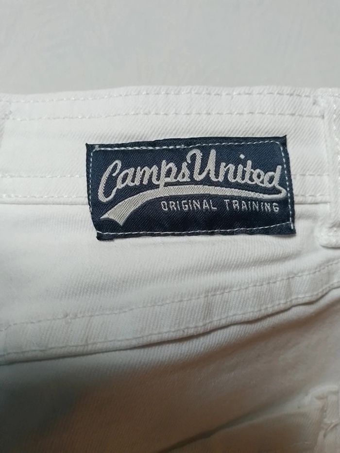 Short femme jaune et blanc Camps United - photo numéro 16
