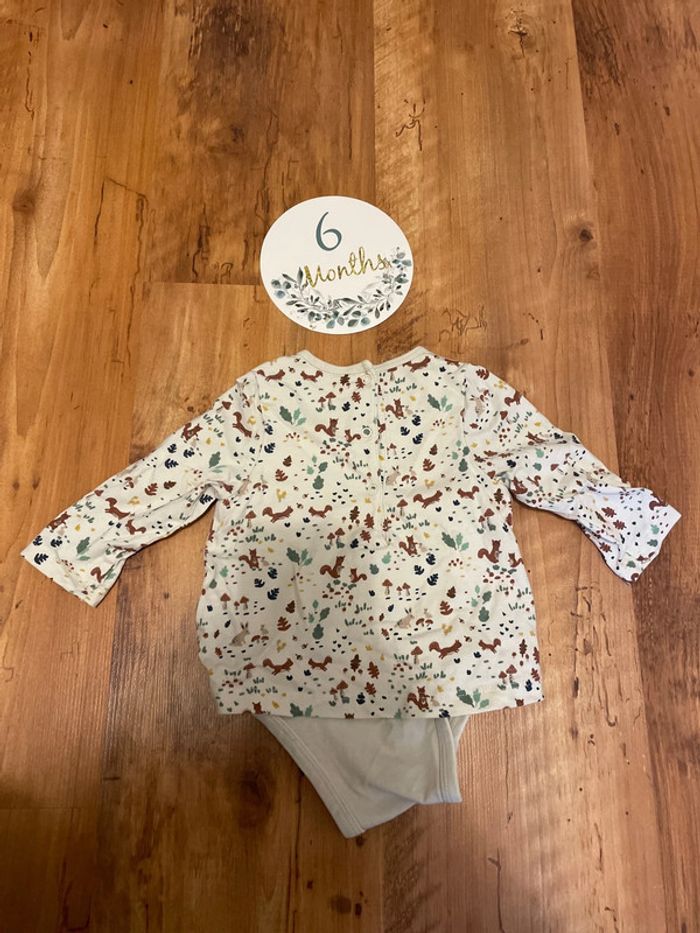 Bodie 2 en 1 manches longues 6 mois - photo numéro 5