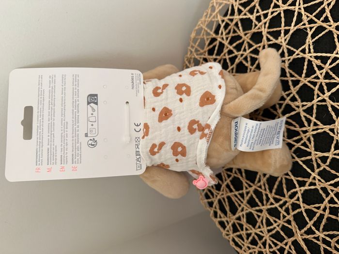 Peluche small Kendi en Veloudoux, beige/terracotta Noukie's - Beige - photo numéro 3