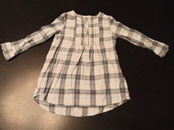 Tunique chemine à carreaux