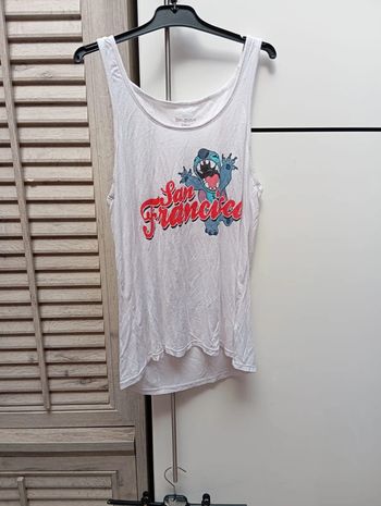 Débardeur blanc Stitch de Disney taille M