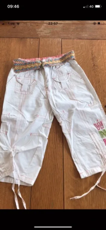 pantalon blanc