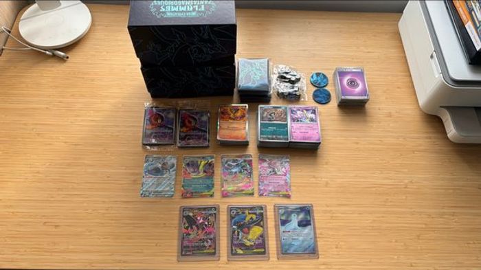 Lot cartes Pokemon me02 méga évolution flammes fantasmagoriques
