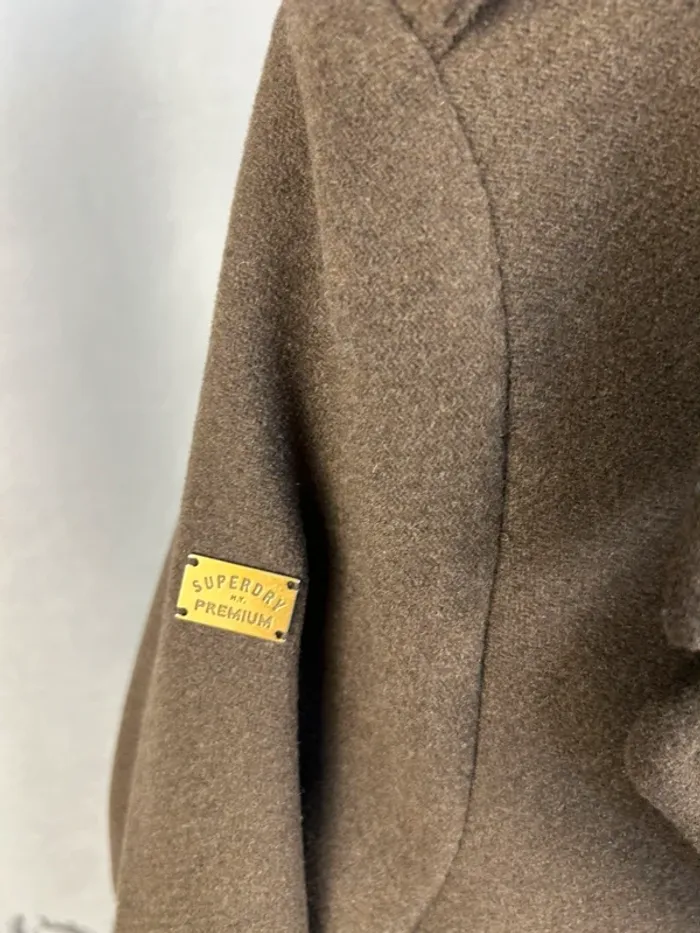 Manteau long Superdry Premium Marron L neuf - photo numéro 4