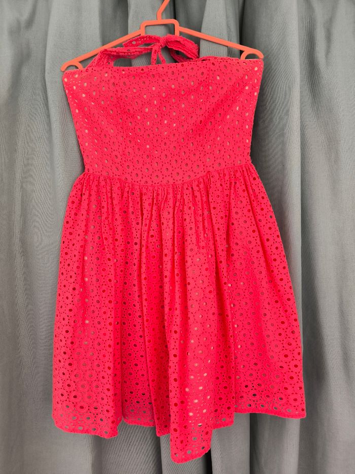 Robe d'été fushia S avec noeud Mademoiselle R de La Redoute S (36)